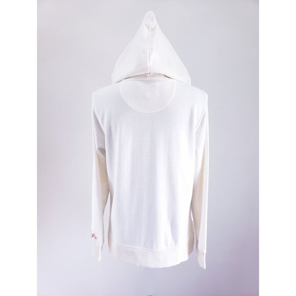 Teenie Weenie Bear Embroidered Pullover Hooded Lace Sweater Classic Women's Sz M - Picture 4 of 9